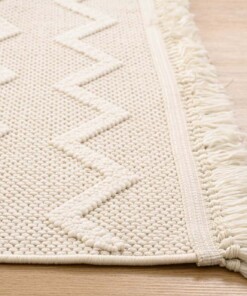 Alfombra - Knit Aura Blanco - close up