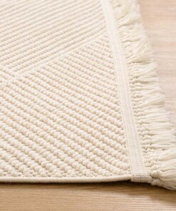 Alfombra - Knit Zen Blanco - close up