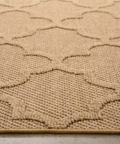 Alfombra de exterior - Trellis Retreat Beige - close up