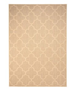 Alfombra de exterior - Trellis Retreat Beige - overzicht