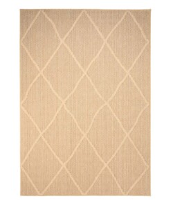 Alfombra de rombos para exterior - Retreat Beige - overzicht