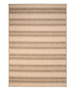 Alfombra de exterior a rayas - Coastal Path Beige - overzicht