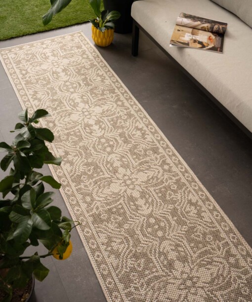 Alfombra de balcón Sunny Oriental - Crema/Beige - sfeer