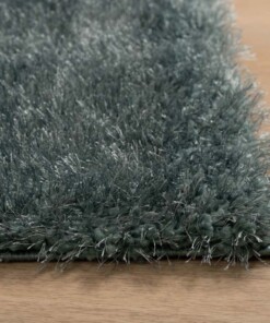 Alfombra de pelo largo - Posh Velours Azul - close up