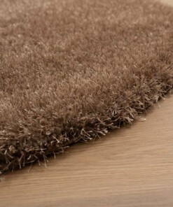 Alfombra redonda pelo largo - Posh Velours Beige - close up