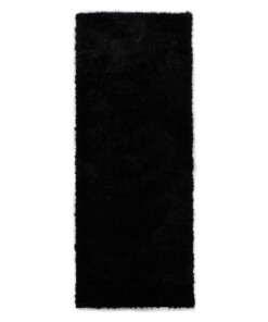 Alfombra de pasillo de pelo largo - Posh Velours Negro - overzicht