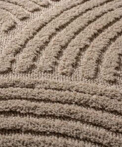 Alfombra de estilo escandinavo - Arc Curve Beige - close up