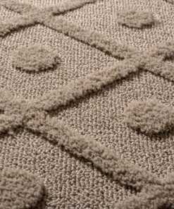 Alfombra de estilo escandinavo - Arc Diamond Beige - close up