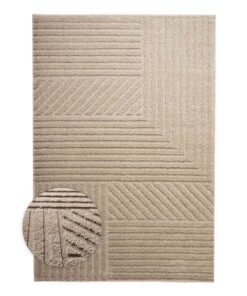 Alfombra de estilo escandinavo - Arc Edge Beige - overzicht