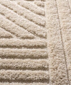 Alfombra de estilo escandinavo - Arc Edge Crema - close up