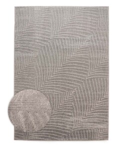 Alfombra de estilo escandinavo - Contour Leaf Gris - overzicht