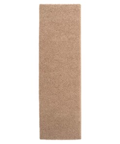 Alfombra de pasillo de pelo largo Shaggy Trend - Beige - overzicht