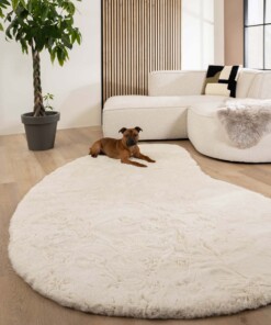 Alfombra suave de forma natural - Comfy Plus Crema