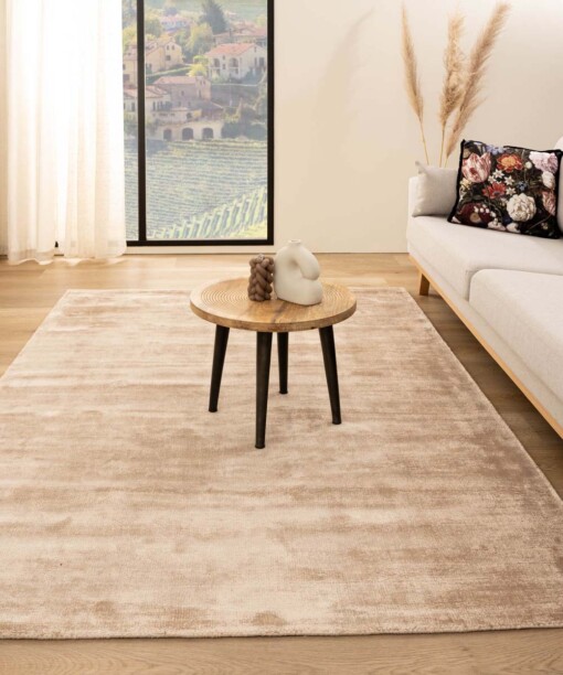 Alfombra de viscosa - Glamour Beige - sfeer