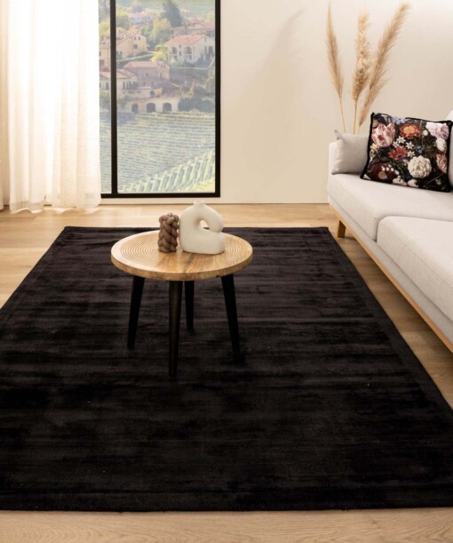 Alfombra de viscosa - Glamour Negro - sfeer