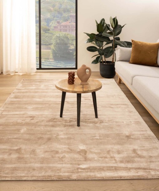 Alfombra de viscosa - Pearl Beige - sfeer