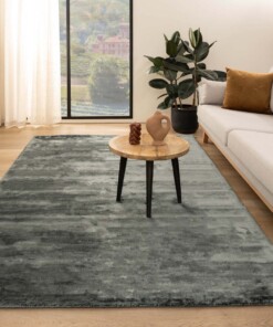 Alfombra de viscosa - Pearl Azul oscuro - sfeer