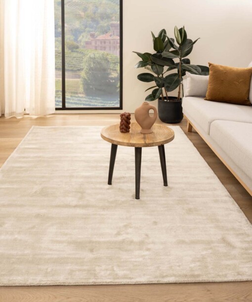 Alfombra de viscosa - Pearl Crema - sfeer